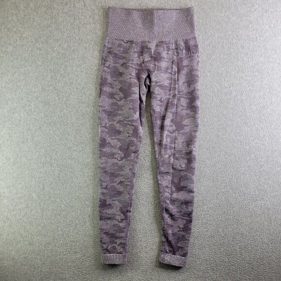 Gymshark Leggings Womens S Purple Adapt Camo Seamless Booty Lifting Shaping - Picture 13 of 13